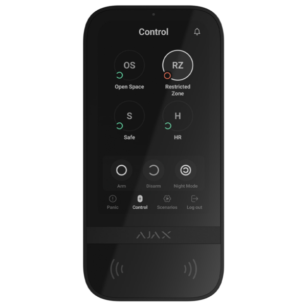 Ajax KeyPad Touchscreen - Black