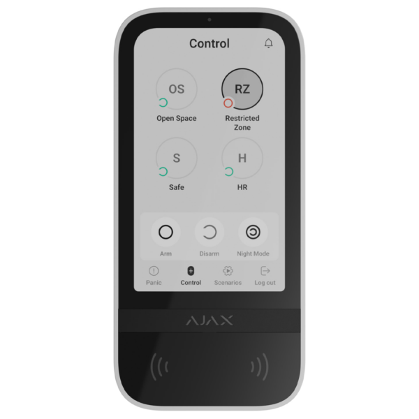 Ajax KeyPad Touchscreen - White