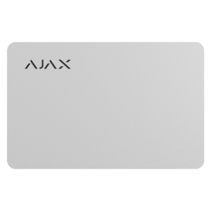 Ajax Pass Cards for Keypad Plus Pack of 10 - White