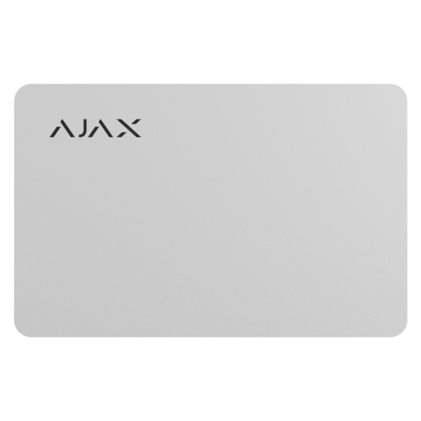 Ajax Pass Cards for Keypad Plus Pack of 10 - White