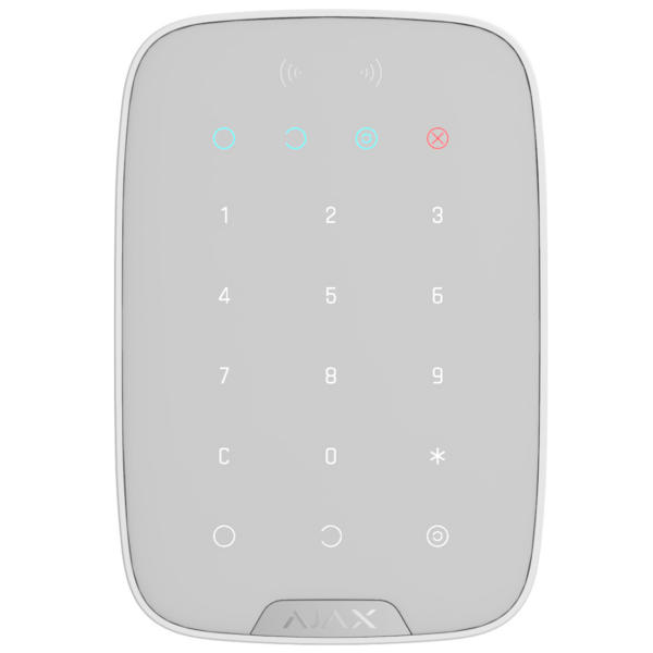 Ajax KeyPad Plus Wireless Proxy Arming Station - White