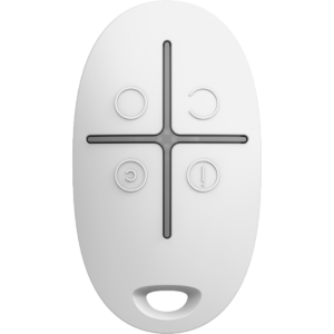 Ajax SpaceControl Key Fob - Pocket Keyfob with Panic Button - White