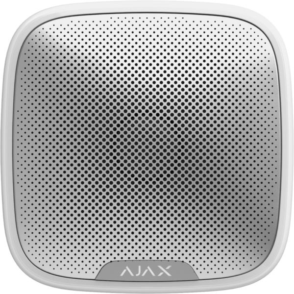 Ajax Street Siren - Wireless External Siren - White